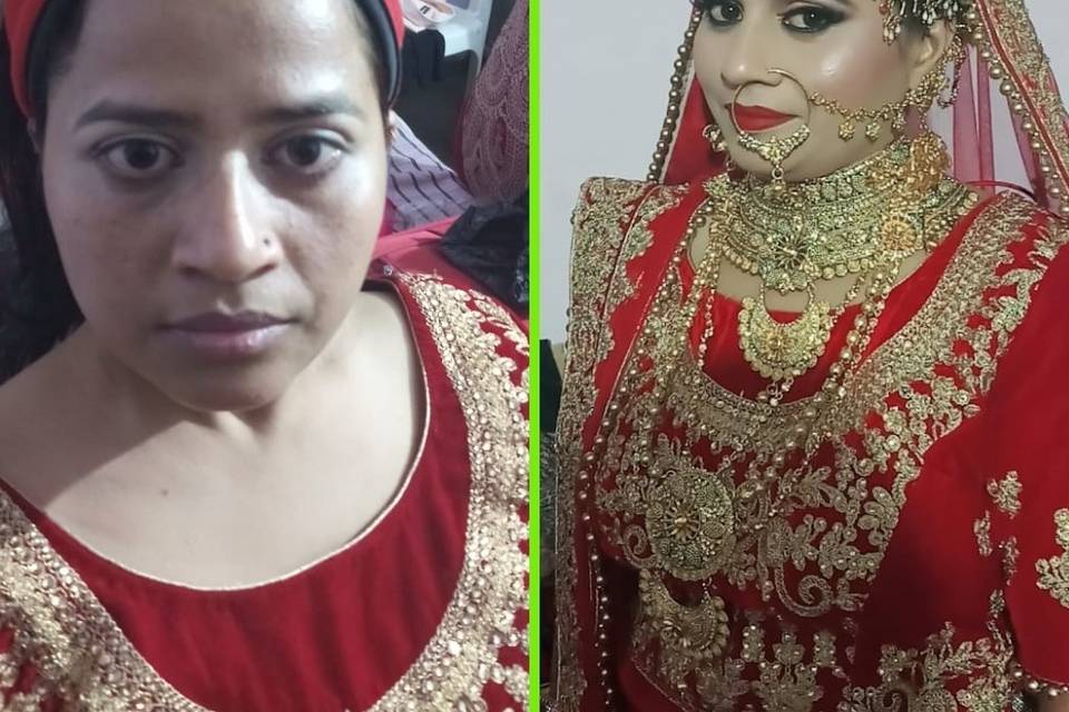 Bridal makeup