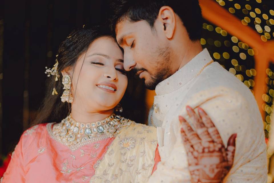 Haldi couple portraits