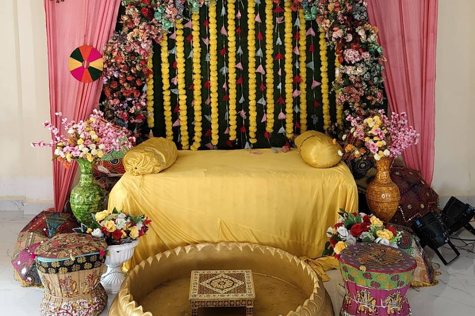 Haldi decoration