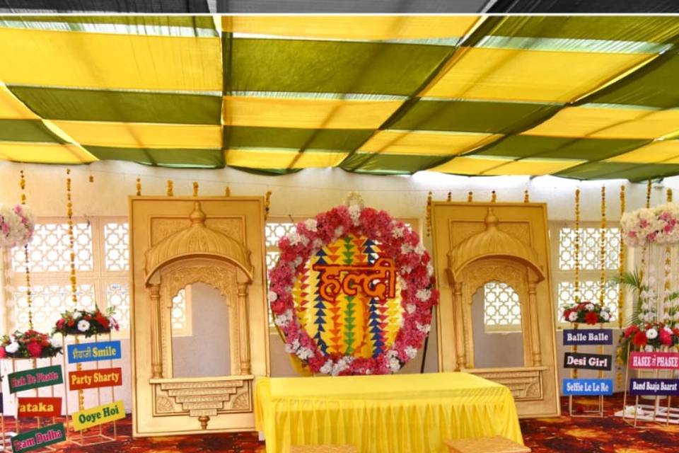 Haldi decoration