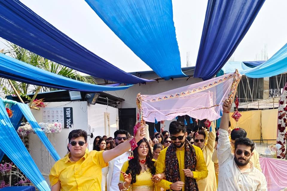 Entry at haldi