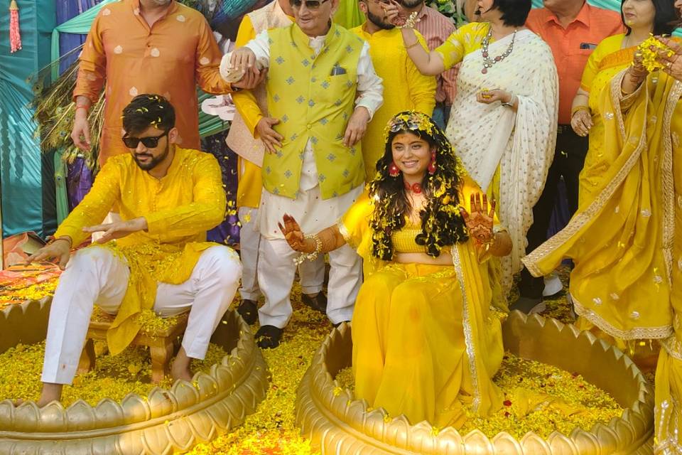 Haldi celebration