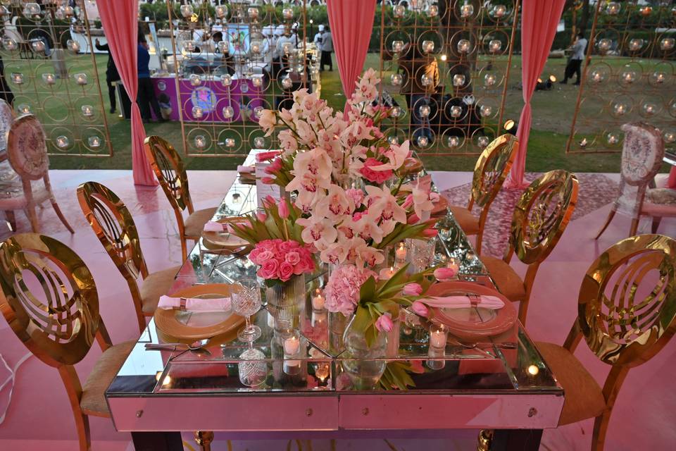 Floral Table Decor