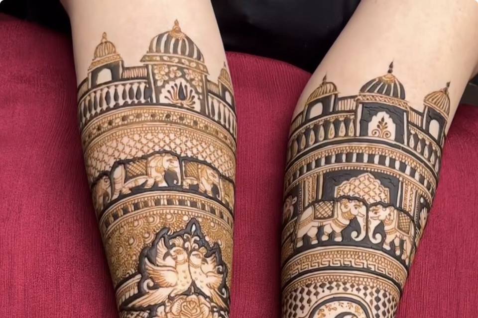 Parrot mehandi