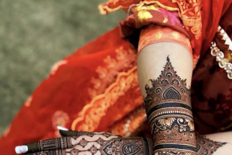 Pakastani mehandi design
