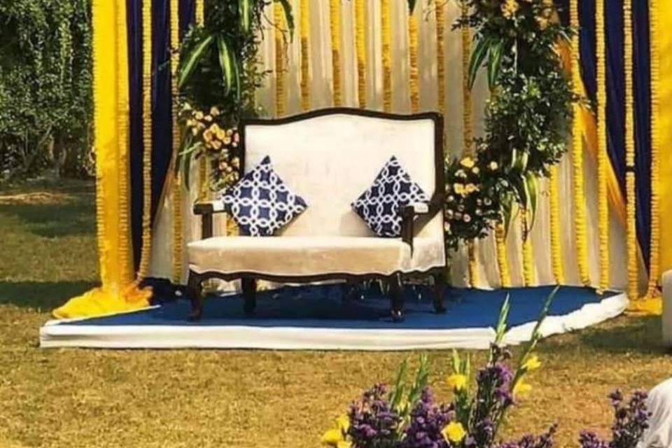 Mehndi setup