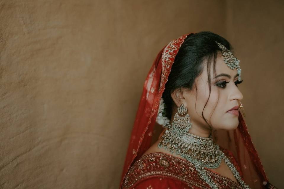 Closeshot of bride