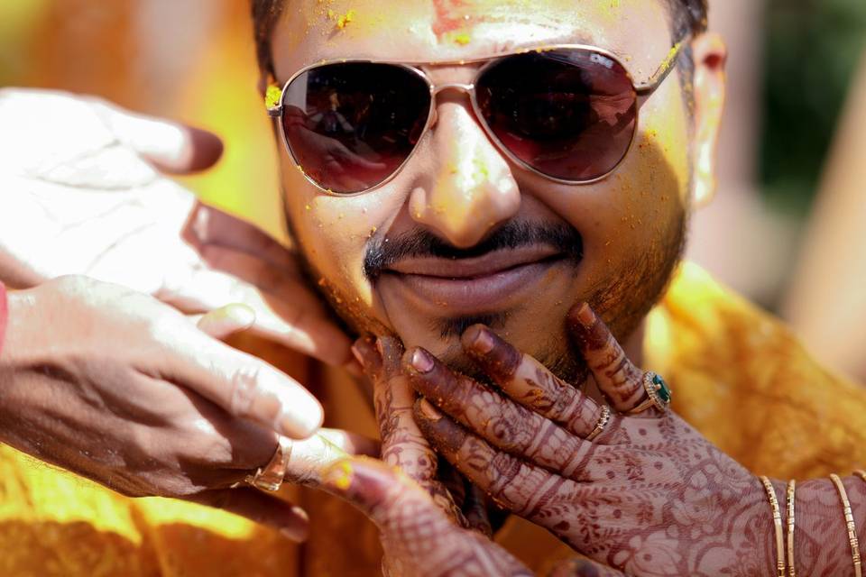 Haldi moment