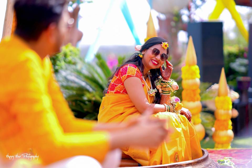 Haldi moment
