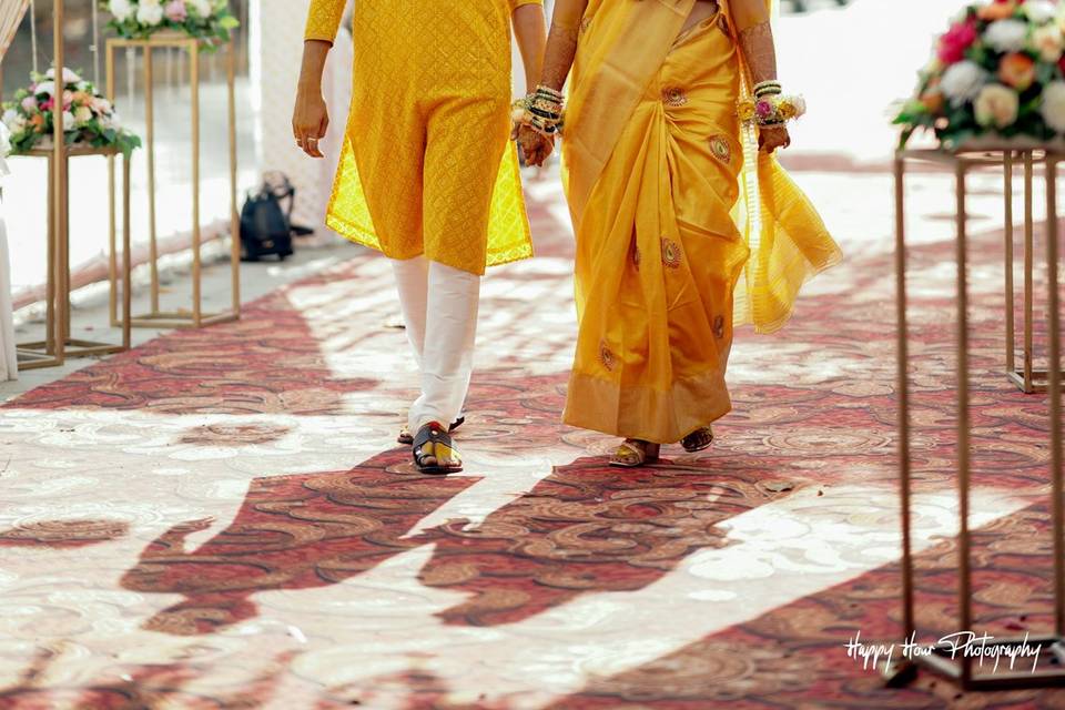 Haldi moment