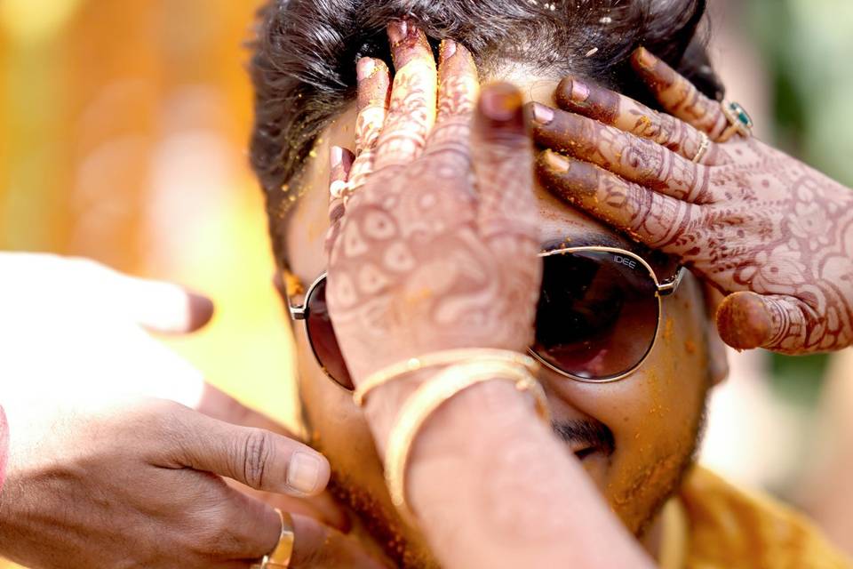 Haldi moment