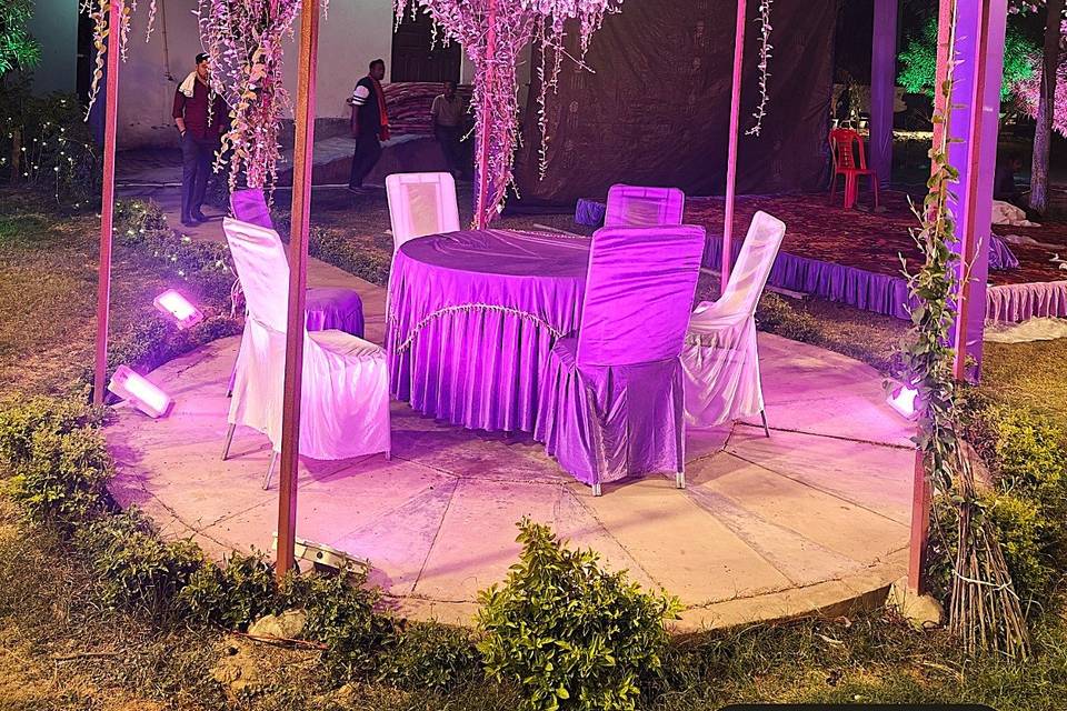 Gazeebo sitting area