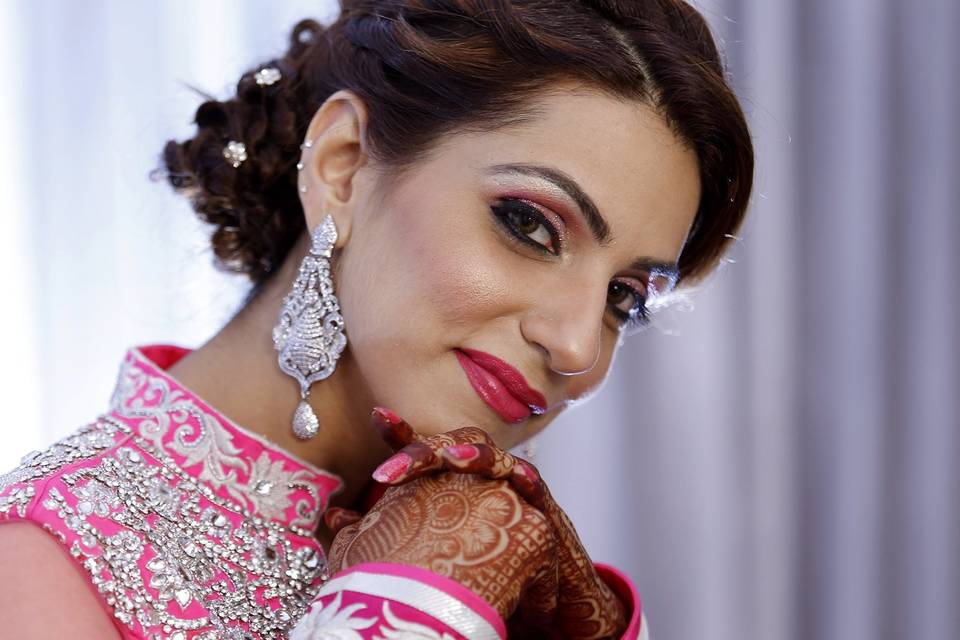 Bridal makeup