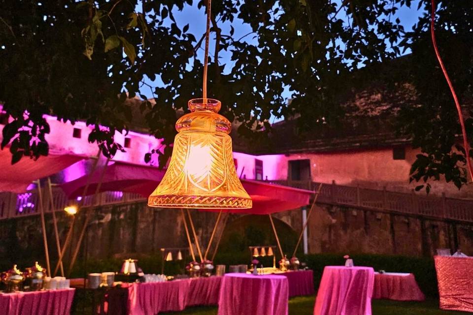 Catering setup