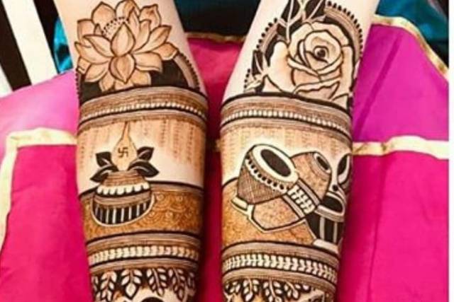 dhol nagara mehndi design ❤️ - YouTube