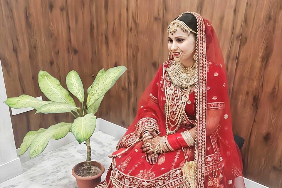 Ultra Bridal makeup in Bihar