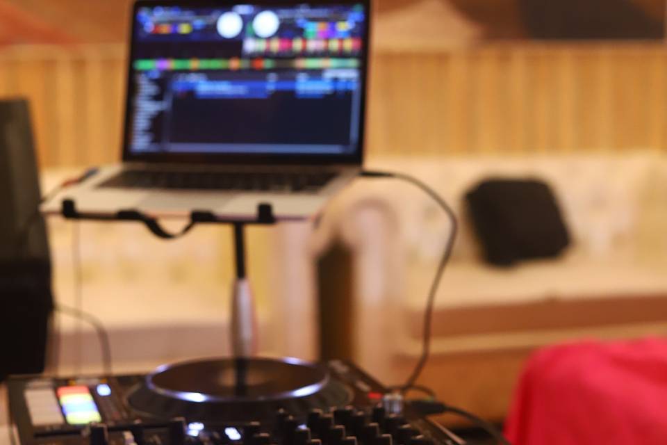 DJ setup