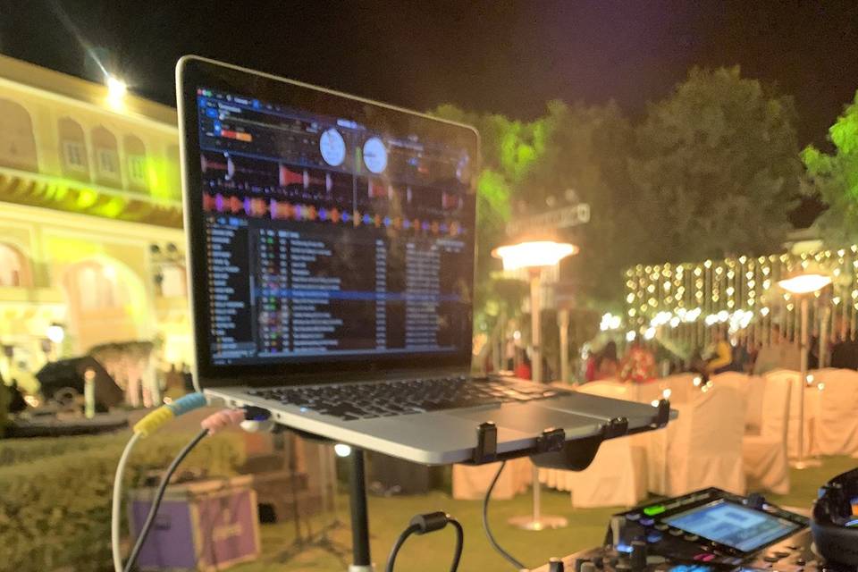 DJ setup