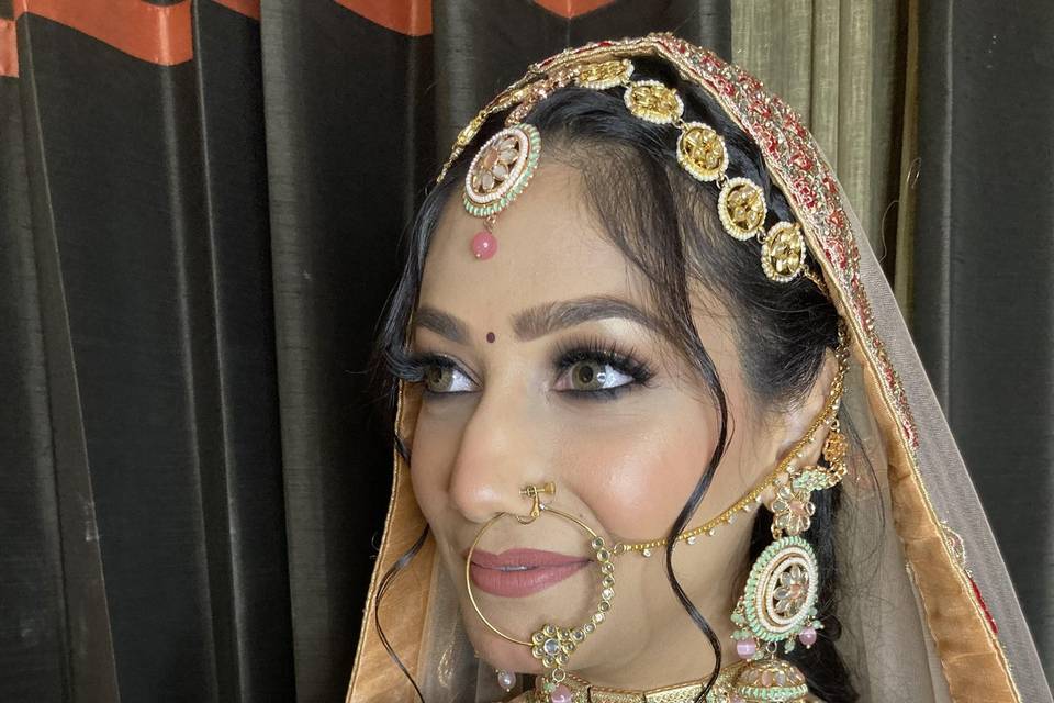 Bridal makeup