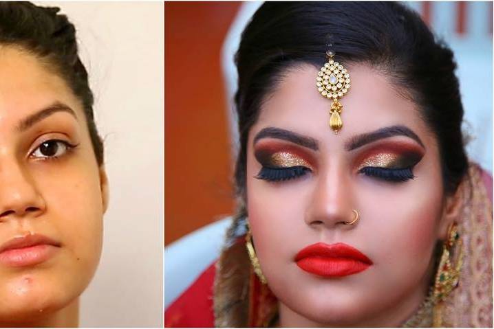 Bridal makeup