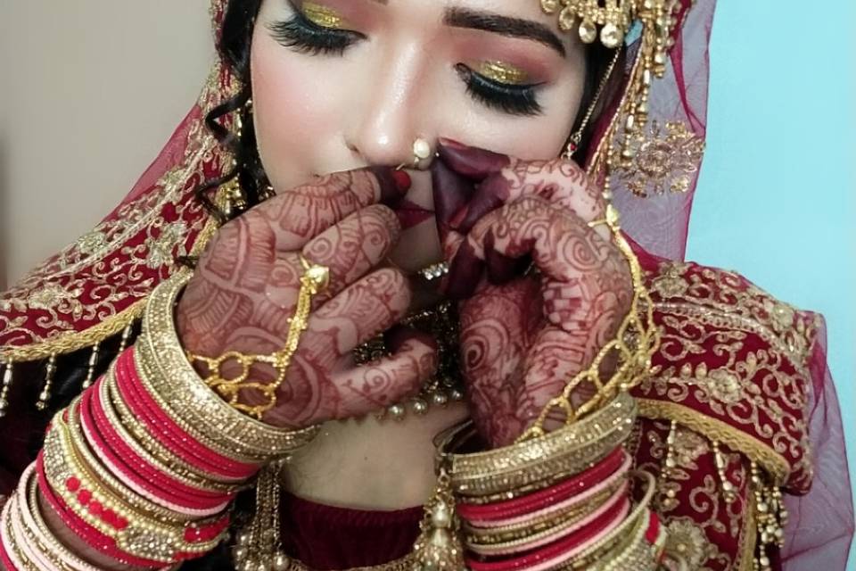 Bridal makeup