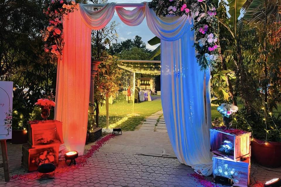 Reception Entrance decor