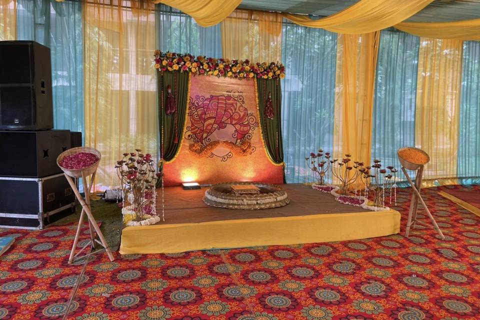 Mehendi stage