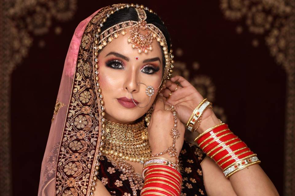 Bridal makeup