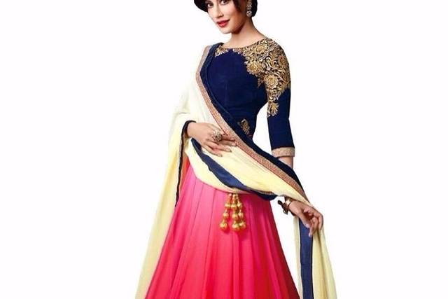 Lehenga on outlet rent in rohini