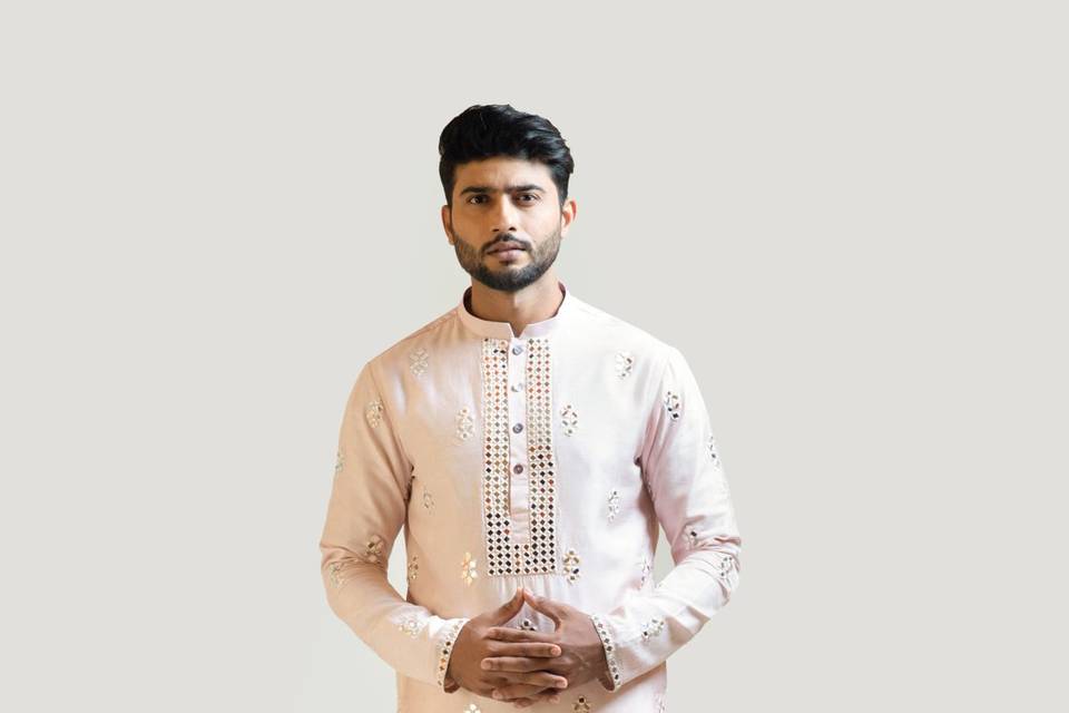 Mirrorwork kurta set