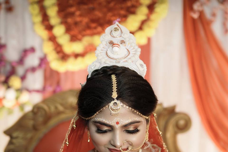 Traditional Bengali bride