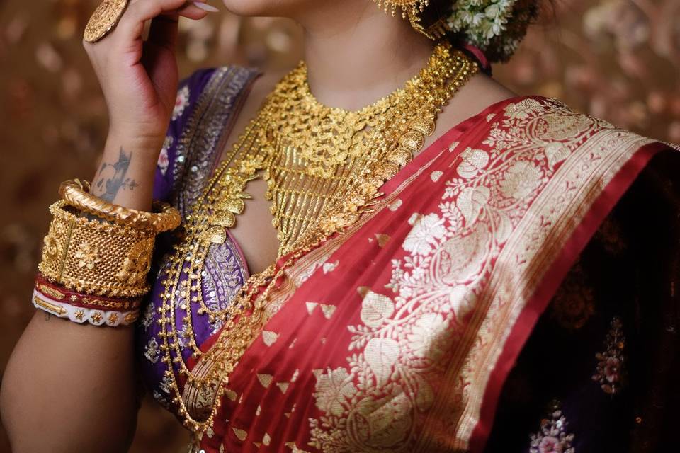 Traditional Bengali bride