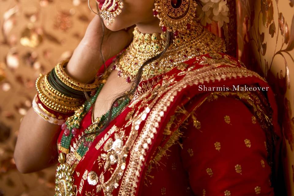 Royal Bengali wedding look