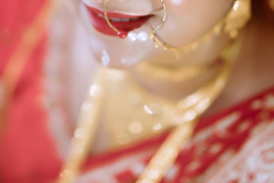 Traditional Bengali bride