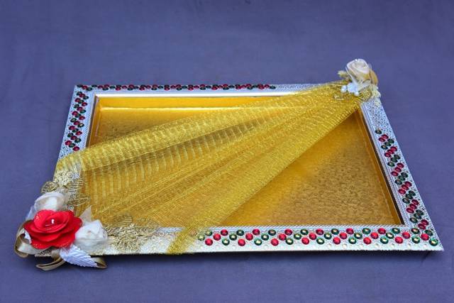 Tray Being used In the Hindu Engagement Ceremony at the Hindu society  Wimbledon London England Stock Photo - Alamy