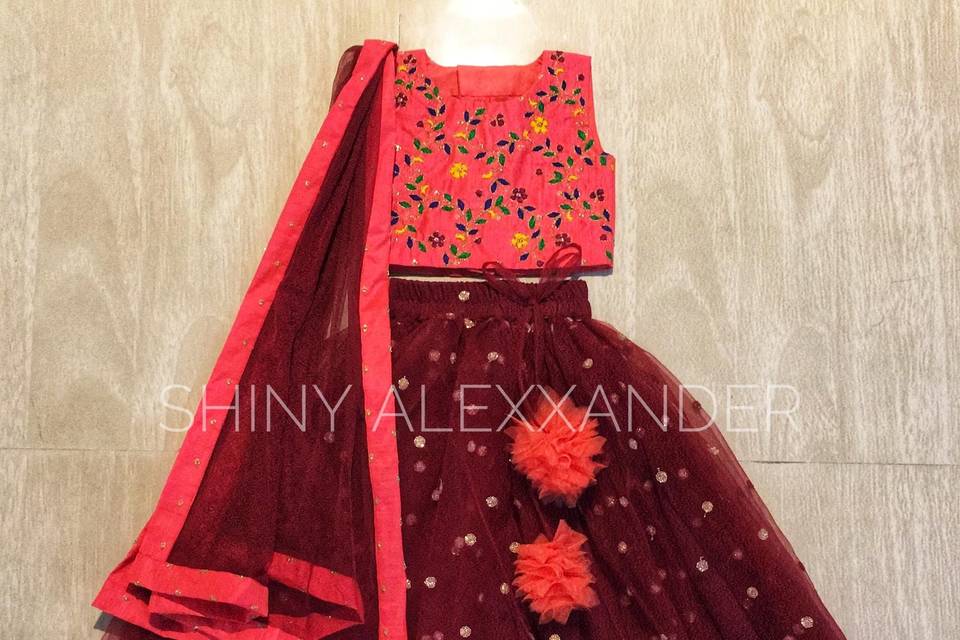 Kids lehenga