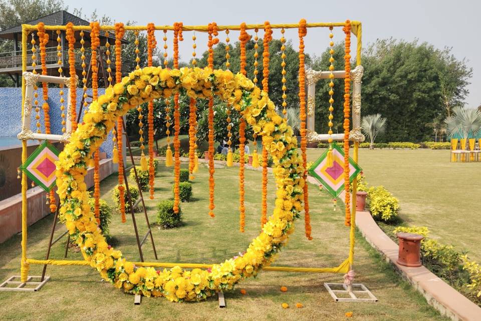 Haldi decor