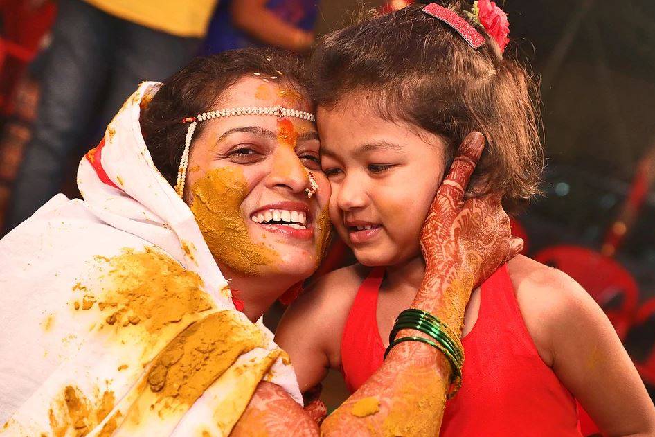 Haldi Clad Bride-to-be