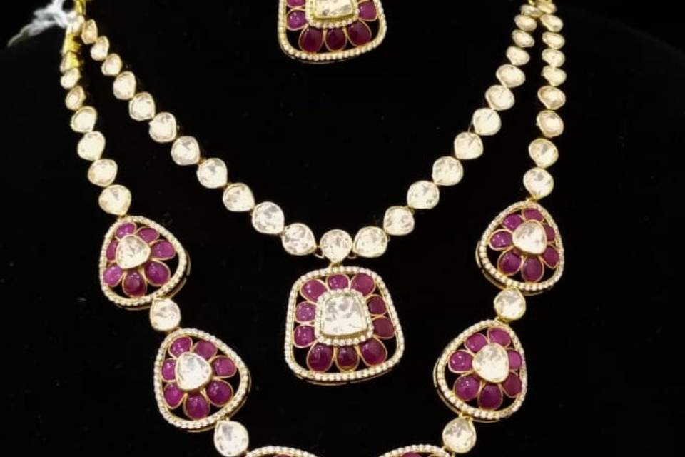 VeroniQ Trends-Kundan Necklace