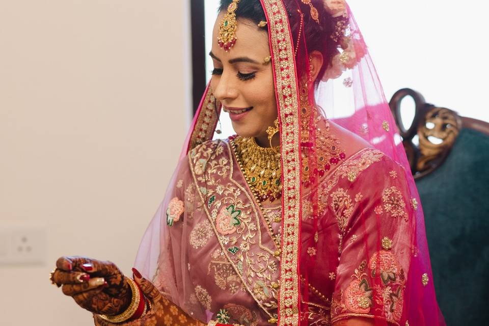 Harman On Her Wedding Day