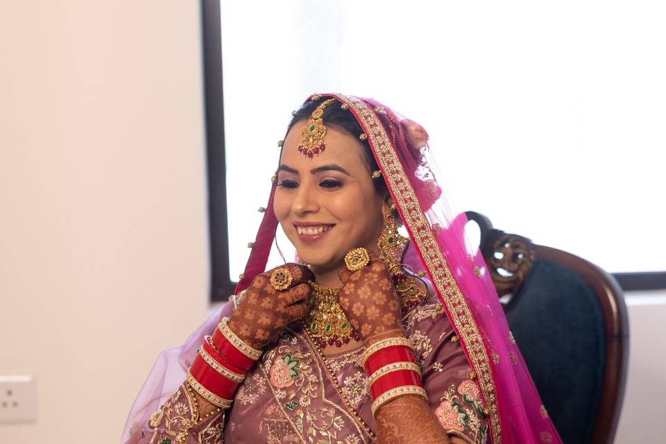 Harman On Her Wedding Day