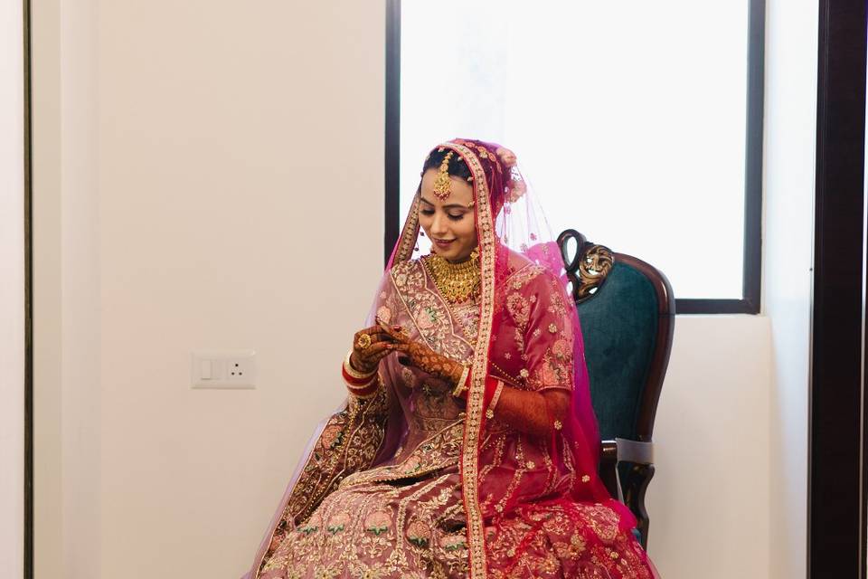 Harman On Her Wedding Day