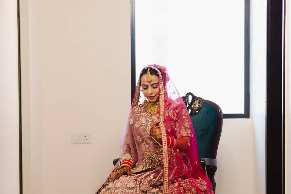 Harman On Her Wedding Day