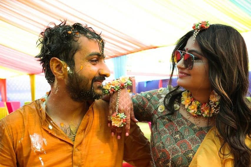 Haldi Couple shot