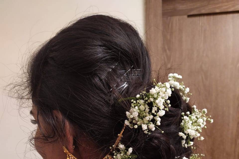 Bridal bun