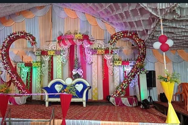 Stage decoration in low budget