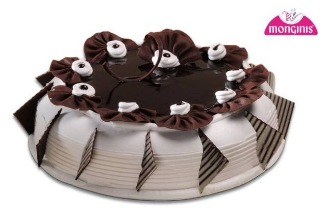 Buy Black Forest Heart Cake - 1 Kg Online in India