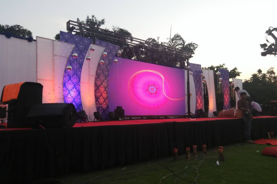 Sangeet stage