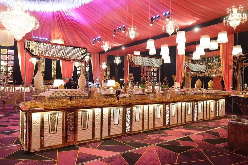 Catering setup