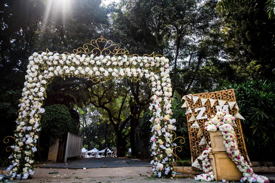 Z+M Wedding Entrance